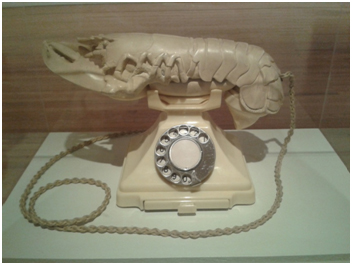 "White Aphrodisiac Telephone", Salvador Dalí, 1936