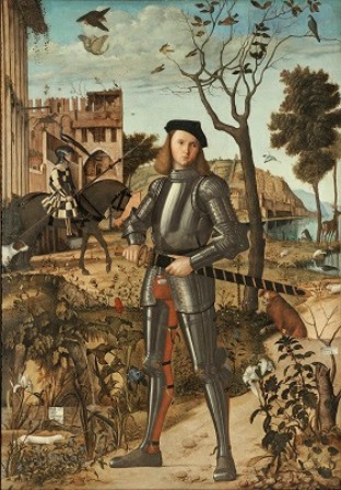 Vittore Carpaccio, 'Joven caballero en un paisaje', 1510.
