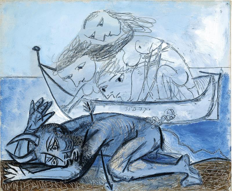 Las obras de minotauros y tauromaquia de Picasso reunidas en Londres. EFE.