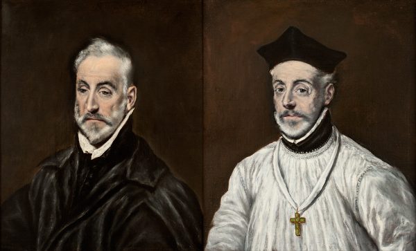 Retrato de 'Antonio de Covarrubias y Leiva' y 'Retrato de Diego de Covarrubias y Leiva', óleo sobre lienzo, 68 x 57 cm. Museo del Greco, Toledo.