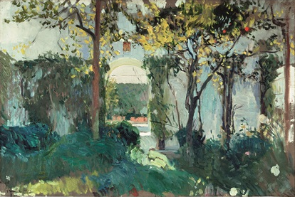 Antiguo jardín del Alcazar de Sevilla. Sorolla, 1910.