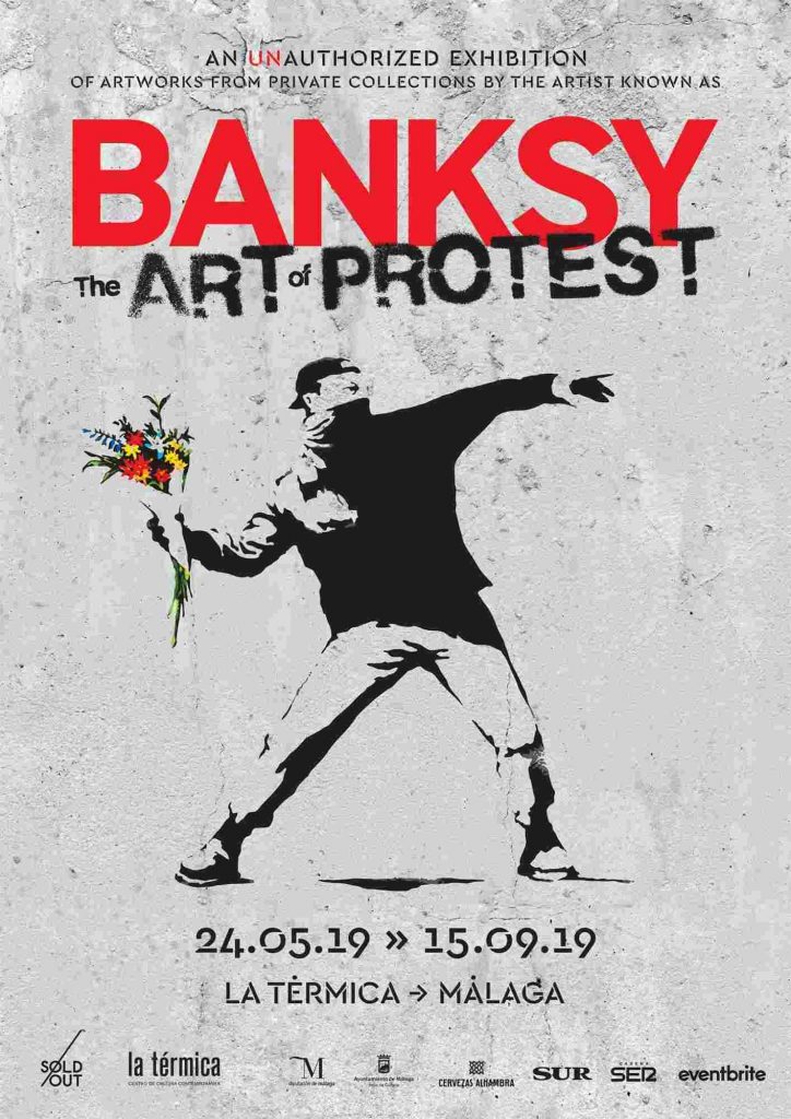 Cartel de la exposición de Banksy