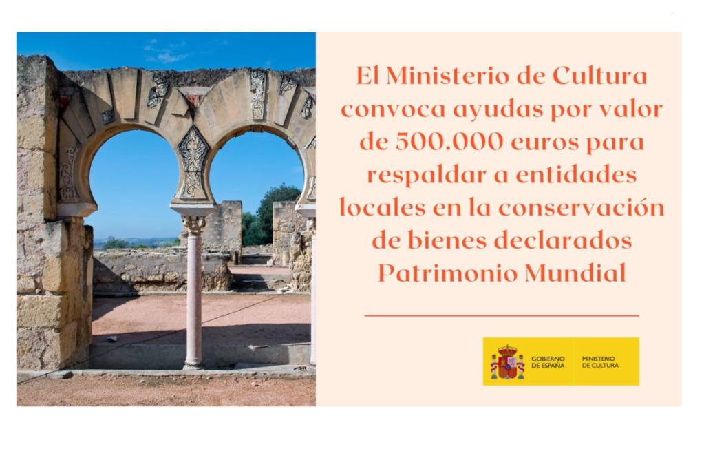 Apoyo a la conservación de hasta 50 bienes del Patrimonio español