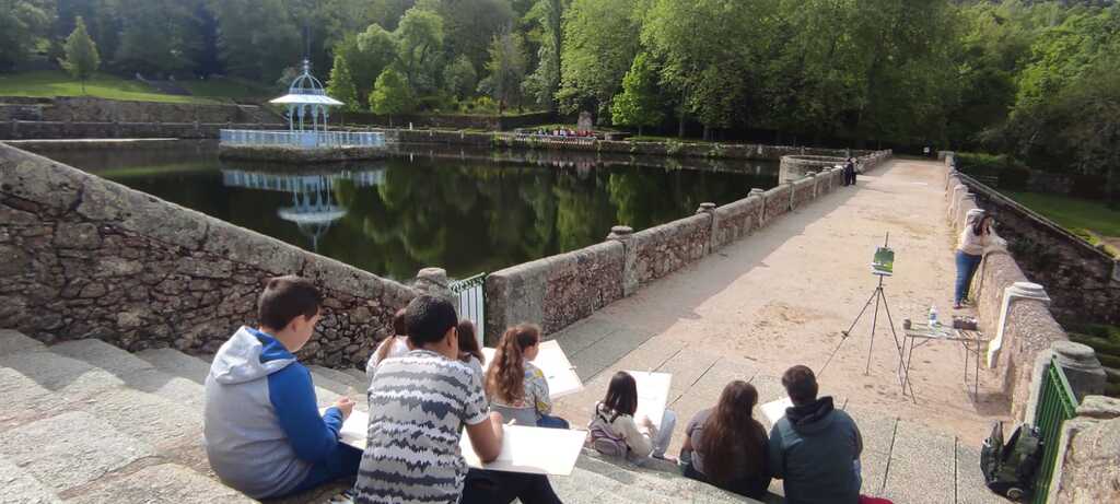 Cuarenta escolares celebran en V Día Europeo de los Jardines Históricos